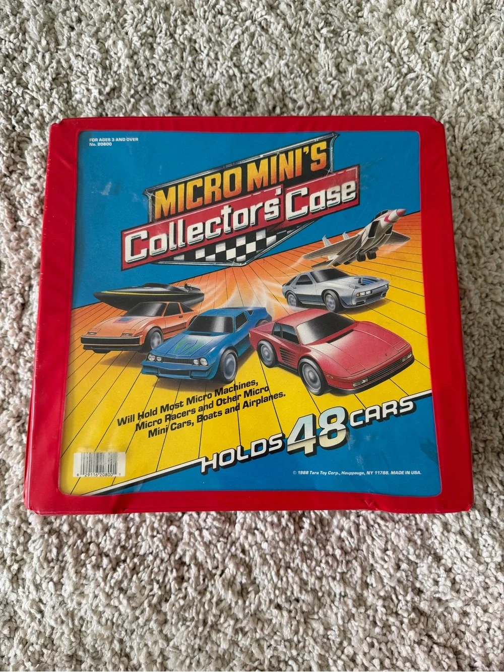 Micro Mini's Collector's Case VINTAGE Micro Machines Storage Carry Box